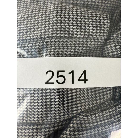 So Womens Size S Houndstooth Tie Front Black White Pants Casual Stretch - Picture 11 of 11